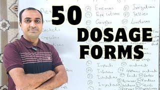 Learn 50 Types Of Dosage Forms