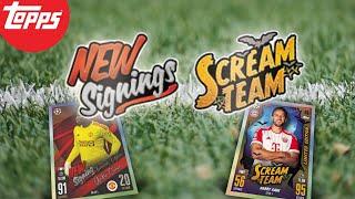 New Signings & Scream Team - Topps Match Attax Update Multipack #1 #2