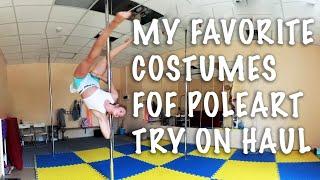 TRY ON HAUL MY POLE ART DANCE COSTUMES