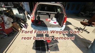 Ford Focus mk1 1998–2004  Wagon Van rear bumper removal