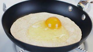 Tortilla With Egg and Cheese | Breakfast Recipe In 5 Minutes