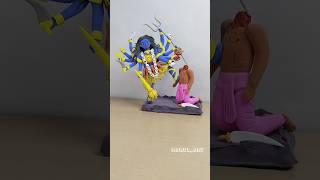 Aigiri Nandini  How to make Kali Mata idol making  #kali_mata #kalimaa #clay_murti #shorts #art