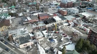 Devastating Fire Downtown - Bowmanville, Ontario, Canada