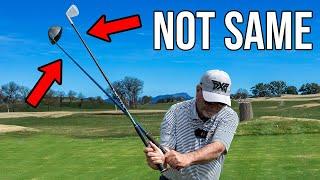 Why You Should NOT Swing Driver and Irons the Same Way