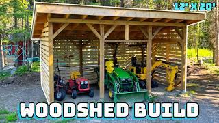 BUILDING A WOODSHED [FULL BUILD]