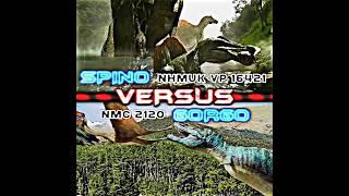 Spinosaurus vs Gorgosaurus #paleontology #edit #wisedit #dinosaur #spinosaurus #gorgosaurus