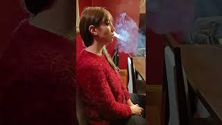 Filling my lungs with warm smoke on this cold winter day 