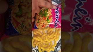 FILLING PLATTER WITH NAMKEEN SNACKS #asmr #shorts #viral #interestingasmr #trending