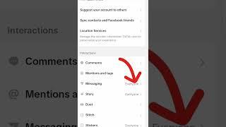 how to turn off tiktok direct messages