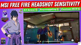 MSi App Player Free Fire OB47 Best Keymapping + HUD + Perfect Sensitivity | MSi Headshot Settings