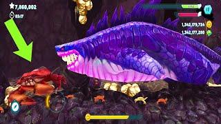 Hungry Shark Evolution - New Bigger Sharkjira vs Not so Giant Crab Boss Mod - All 24 Sharks Unlocked