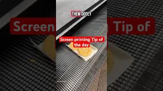 Screen printing tip 47. #screenprinting #tip #cookies