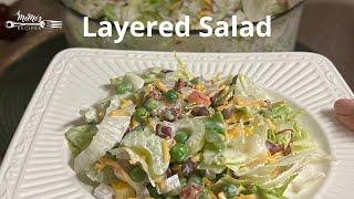 MeMe's Recipes | Layered Salad Video