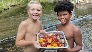 Micro Crawfish Boil at the Creek!