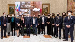 Mattarella alla presentazione del Palazzo del Quirinale su Google Arts & Culture