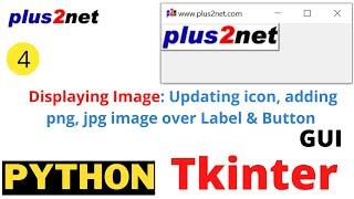 Tkinter displaying icon or JPG PNG image in windows by using Label or button using PILLOW library