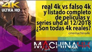 ¿ Real 4k Vs Falso 4k ? + Listado Completo De Blurays 4k Peliculas Y Series  ¿Reales 4k O No?