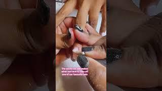 Removing Pretty Sets  #likeandsubscribe #nails #trendingshorts #naildrill