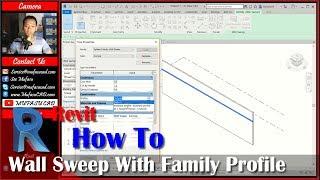 Revit Create Wall Sweep With Family Profile