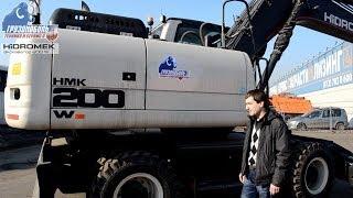 Обзор колёсного экскаватора Hidromek HMK 200 W