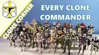 Clone Corner #46- Every CLONE COMMANDER Character Hasbro Made!