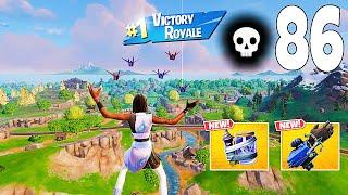 86 Elimination Solo Vs Squads "Zero Build" Gameplay Wins (NEW Fortnite Chapter 6 PC)