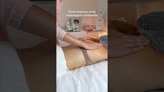 Você marcou uma Massagem Relaxante #massagemrelaxante