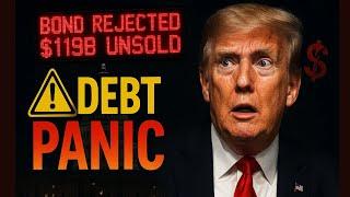 US Bond Panic: $119 Billion Rejected — Is the Debt Bubble Popping?