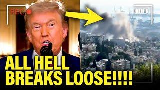 All HELL BREAKS LOOSE as Trump JOINS WAR after GOLF