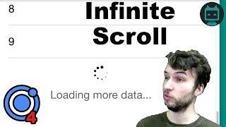 Ionic 4 Infinite Scroll Tutorial