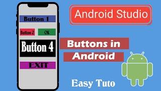 How to Create Buttons | Android Studio | Beginners Tutorial