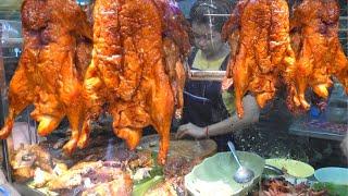 Street Food in Bangkok, Thailand. Best Chinese Stalls of Yaowarat Road