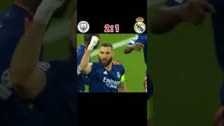 Manchester City  Real Madrid 4:3 Match highlights shorts #youtube #football #shorts #cr7