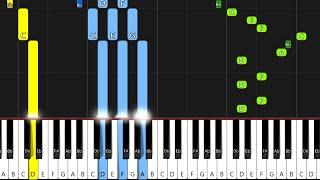 Aero Chord - Time Leap - Piano Tutorial / Piano Cover  - Synthesia (+ Free MIDI Download)