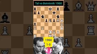 Mikhail Tal vs Mikhail Botvinnik, 1960 #chess