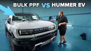 BULK PPF Hood install on 2024 Hummer EV