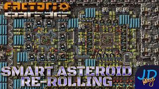 Smart Asteroid Re-rolling ️ Factorio Space Age   Ep21  Tutorial. Walkthrough, Lets Play