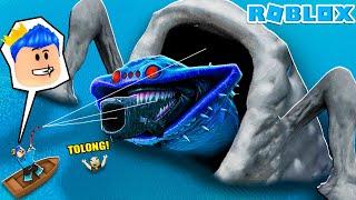 AKU MANCING DAPAT 3 IKAN SEA EATER, EL GRAN MAJA DAN THE BLOOP DI ROBLOX JURUS PAKE 3 UMPAN!!