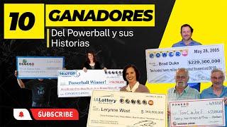 Conoces a estos10 Ganadores del Powerball? [INCREIBLES HISTORIAS ] Resultados Powerball