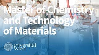 Master of Chemistry and Technology of Materials (MA) - University of Vienna