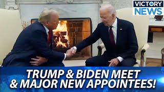 Victory News: Trump & Biden Meet and Huckabee Chosen for Israel Rep.