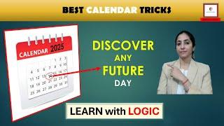  CALENDAR Tricks | Calculate ANY DAY from ANY DATE! #yt #viralvideo #calendar #maths