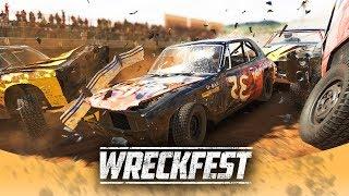 РАЗНЕС СВОЮ ТАЧКУ В ХЛАМ! ДЕРБИ НА ВЫЖИВАНИЕ! - WRECKFEST ( УГАР )