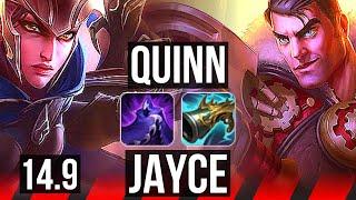 QUINN vs JAYCE (TOP) | 11/1/6, Legendary, 600+ games, Rank 10 Quinn | BR Master | 14.9