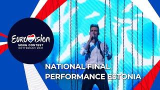 Uku Suviste - The Lucky One - Estonia  - National Final Performance - Eurovision 2021