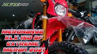 Merahnya merona | warna terbaru klx 150 bf extreme versi 2021