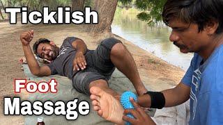 ASMR Soothe, Don't Tickle: The Relaxing Foot Massage for Sensitive Soles"