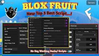 [Roblox] Blox Fruit Top 3 Best Script Available/ No Key & Showcase | Working On Fluxus, Delta & Vega