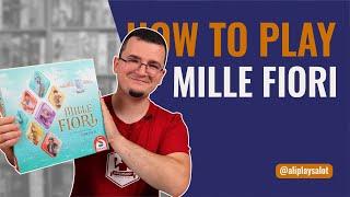 How to Play Mille Fiori (Schmidt Spiele) | Tutorial by Ali Plays a Lot