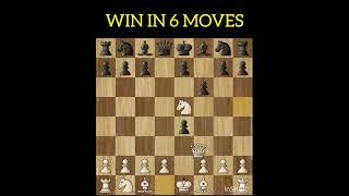 Checkmate in 6 Moves | Chess Openings and Tricks